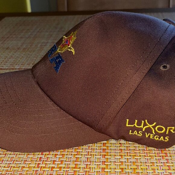 Luxor Vegas RA Brown Mens Baseball Cap Hat - Picture 3 of 4